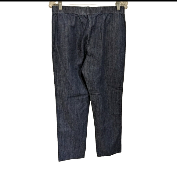 NWT J Jill Pure Jill Indigo Pants Denim Pull On Pants S Blue Jean Lightweight - Picture 1 of 7